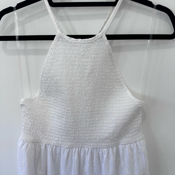 Speechless White Ruched Halter Maxi Sleveless Dress with Adjustable Straps - XL - Picture 3 of 14